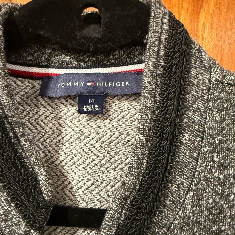 Tommy Hilfiger Women's Gray Bomber Jacket - Picture 2 of 3